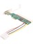 Pcıe - Pcı Adaptörü Pcı Express X1 - Pcı Genişletme Kartı Yükseltici Kartı ASM1083 Yonga Seti, 4-Pin Güç Konnektörlü (Yurt Dışından) 5