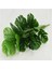 10 Adet 18 Çatalak Yapay Bitkiler Yeşil Palmiye Yaprağı Monstera Bahçe Odası Balkon Dekorasyonu Için Plastik Bitkiler (Yurt Dışından) 5
