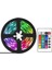 Su Geçirmez Olmayan LED Işık 5050 Rgb 24 Anahtar Uzaktan Kumanda USB 5V Renk Değişen Atmosfer Işığı 4 Metre (Yurt Dışından) 4