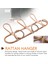 Rattan Duvar Kancaları Çocuk Giysileri Organizatör Raf Elbise Şapka Asılı Kanca Rattan Askı Çocuk Odası Dekor Askı (Yurt Dışından) 3