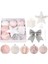 Pembe Noel Süsleri Seti Noel Ağacı Için Noel Asılı Toplar, Noel -Yıldız, -Set (Yurt Dışından) 2