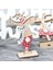 Noel Ev Dekorasyonu Ahşap Yılbaşı Dekoru Karikatür-Geyik Noel Masa Süsleri Noel Ren Geyiği Süslemeleri (Yurt Dışından) 5