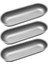 Hot Dog Kalıp Karbon Çelik Sosis Yapışmaz Bakeware Oval Hotdog Bun Fırın Tepsisi Dıy Ev Yapımı Ekmek Aracı 3 Adet (Yurt Dışından) 2