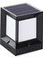 LED Güneş Sütun Far Güneş Enerjili Ayağı Lambası Açık Su Geçirmez Duvar Lambası Avlu Peyzaj Bahçe Için 15 cm (Yurt Dışından) 3