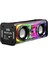 Şeffaf Bluetooth Hoparlörler Rgb Işık Kablosuz Açık Hava Sporları Bluetooth Ses Tws Subwoofer Hoparlör-Siyah (Yurt Dışından) 1