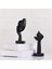2 Pcs Heykeli, Siyah Soyut Sanat Heykel Modern Dekorasyon Masaüstü Dekorasyon Noel Yeni Yıl Hediyesi (Yurt Dışından) 2