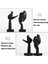 2 Pcs Heykeli, Siyah Soyut Sanat Heykel Modern Dekorasyon Masaüstü Dekorasyon Noel Yeni Yıl Hediyesi (Yurt Dışından) 4
