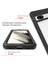 Google Pixel 7A Için Hibrit Bumper Tam Koruma Telefon Kılıfı - Kırmızı (Yurt Dışından) 4