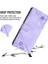Samsung Galaxy S9 Plus Için Kabartmalı Deri Cüzdan Stand Telefon Kılıfı - Mor (Yurt Dışından) 2