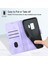 Samsung Galaxy S9 Plus Için Kabartmalı Deri Cüzdan Stand Telefon Kılıfı - Mor (Yurt Dışından) 5