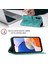 Samsung Galaxy A25 Için Kabartmalı Deri Cüzdan Stand Telefon Kılıfı - Yeşil (Yurt Dışından) 2