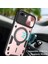 iPhone 8 Plus / 7 Plus Için Çift Katmanlı Telefon Kılıfı, Slayt Kamera Kapağı ve Metal Gizli Braket ile Rose Gold (Yurt Dışından) 3