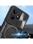 Realme C53 / Narzo N53 Için Çift Katmanlı Telefon Kılıfı, Slayt Kamera Kapağı ve Metal Gizli Braket ile Siyah (Yurt Dışından) 3