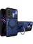 Xiaomi Poco F3 Gt /redmi K40 Gaming Için Çift Katmanlı Telefon Kılıfı, Slayt Kamera Kapağı ve Metal Gizli Braket ile Mavi (Yurt Dışından) 1