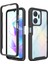 Honor X7A Için Hibrit Bumper Tam Koruma Telefon Kılıfı - Siyah (Yurt Dışından) 1