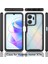 Honor X7A Için Hibrit Bumper Tam Koruma Telefon Kılıfı - Siyah (Yurt Dışından) 3