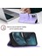 Motorola Moto G14 Için Kabartmalı Deri Cüzdan Stand Telefon Kılıfı - Mor (Yurt Dışından) 4