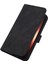Realme Gt Neo 5 /realme Gt3 Için Kabartmalı Pu Deri Stand Cüzdan Telefon Kılıfı - Siyah (Yurt Dışından) 3