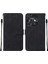Tecno Spark 10C Için Kabartmalı Pu Deri Stand Cüzdan Telefon Kılıfı - Siyah (Yurt Dışından) 1