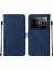 Realme Gt Neo 5 /realme Gt3 Için Kabartmalı Pu Deri Stand Cüzdan Telefon Kılıfı - Mavi (Yurt Dışından) 1