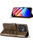 Tecno Spark 10C Için Kelebek Pu Deri Çevirmeli Cüzdan Stand Telefon Kılıfı - Gri (Yurt Dışından) 5