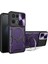 Oppo Reno8 Pro Için Çift Katmanlı Telefon Kılıfı, Slayt Kamera Kapağı ve Metal Gizli Braket ile Mor (Yurt Dışından) 1