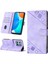Honor X6 /honor X8 5g Için Kabartmalı Deri Cüzdan Stand Telefon Kılıfı - Mor (Yurt Dışından) 1
