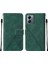 Motorola Moto G14 Için Kabartmalı Pu Deri Stand Cüzdan Telefon Kılıfı - Yeşil (Yurt Dışından) 1