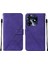 Tecno Spark 10 Pro Için Kabartmalı Pu Deri Stand Cüzdan Telefon Kılıfı - Mor (Yurt Dışından) 1