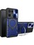Oppo Reno8 Pro Için Çift Katmanlı Telefon Kılıfı, Slayt Kamera Kapağı ve Metal Gizli Braket ile Mavi (Yurt Dışından) 1