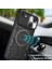 iPhone 8 / 7 /iphone Se 2020/2022 Için Çift Katmanlı Telefon Kılıfı, Slayt Kamera Kapağı ve Metal Gizli Braket ile Siyah (Yurt Dışından) 3