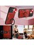 iPhone 8 / 7 /iphone Se 2020/2022 Için Çift Katmanlı Telefon Kılıfı, Slayt Kamera Kapağı ve Metal Gizli Braket ile Kırmızı (Yurt Dışından) 5