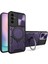 Samsung Galaxy A24 4g Için Çift Katmanlı Telefon Kılıfı, Slayt Kamera Kapağı ve Metal Gizli Braket ile Mor (Yurt Dışından) 1