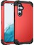 Samsung Galaxy A54 Için Yumuşak Silikon Sert Pc Tampon Telefon Kılıfı - Kırmızı (Yurt Dışından) 1