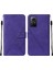 Xiaomi Redmi Note 12S 4g Için Kabartmalı Pu Deri Stand Cüzdan Telefon Kılıfı - Mor (Yurt Dışından) 1
