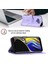 Samsung Galaxy Note 9 Için Kabartmalı Deri Cüzdan Stand Telefon Kılıfı - Mor (Yurt Dışından) 4