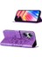 Infinix Hot 30 Play Nfc Için Kelebek Pu Deri Çevirmeli Cüzdan Stand Telefon Kılıfı - Mor (Yurt Dışından) 5