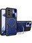 Xiaomi 11T /11T Pro Için Çift Katmanlı Telefon Kılıfı, Slayt Kamera Kapağı ve Metal Gizli Braket ile Mavi (Yurt Dışından) 1