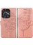 Tecno Spark 10C Için Kelebek Pu Deri Çevirmeli Cüzdan Stand Telefon Kılıfı - Rose Gold (Yurt Dışından) 1