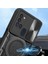 Samsung Galaxy A21S Için Çift Katmanlı Telefon Kılıfı, Slayt Kamera Kapağı ve Metal Gizli Braket ile Mor (Yurt Dışından) 3