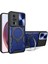 Xiaomi Poco F5 Pro /redmi K60 /K60 Pro Için Çift Katmanlı Telefon Kılıfı, Slayt Kamera Kapağı ve Metal Gizli Braket ile Mavi (Yurt Dışından) 1