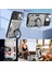 iPhone 8 Plus / 7 Plus Için Çift Katmanlı Telefon Kılıfı, Slayt Kamera Kapağı ve Metal Gizli Braket ile Gümüş (Yurt Dışından) 5