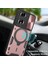 Honor 90 5g Için Çift Katmanlı Telefon Kılıfı, Slayt Kamera Kapağı ve Metal Gizli Braket ile Rose Gold (Yurt Dışından) 3