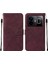 Realme Gt Neo 5 /realme Gt3 Için Kabartmalı Pu Deri Stand Cüzdan Telefon Kılıfı - Kırmızı (Yurt Dışından) 1
