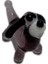 El Yapımı Mini Murano Cam Köpek Biblo A155-01 1