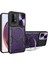 Xiaomi Redmi 9t/note 9 4g/poco M3 Için Çift Katmanlı Telefon Kılıfı, Slayt Kamera Kapağı ve Metal Gizli Braket ile Mor (Yurt Dışından) 1