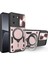 Tecon Pova 5 Için Çift Katmanlı Telefon Kılıfı, Slayt Kamera Kapağı ve Metal Gizli Braket ile Rose Gold (Yurt Dışından) 1