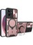Realme C53 / Narzo N53 Için Çift Katmanlı Telefon Kılıfı, Slayt Kamera Kapağı ve Metal Gizli Braket ile Rose Gold (Yurt Dışından) 1