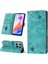 Honor X6A Için Kabartmalı Deri Cüzdan Stand Telefon Kılıfı - Yeşil (Yurt Dışından) 1