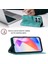 Honor X6A Için Kabartmalı Deri Cüzdan Stand Telefon Kılıfı - Yeşil (Yurt Dışından) 4
